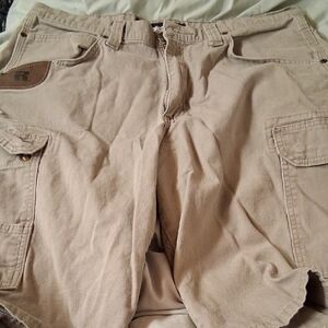 Men's Tan Cargo Shorts
